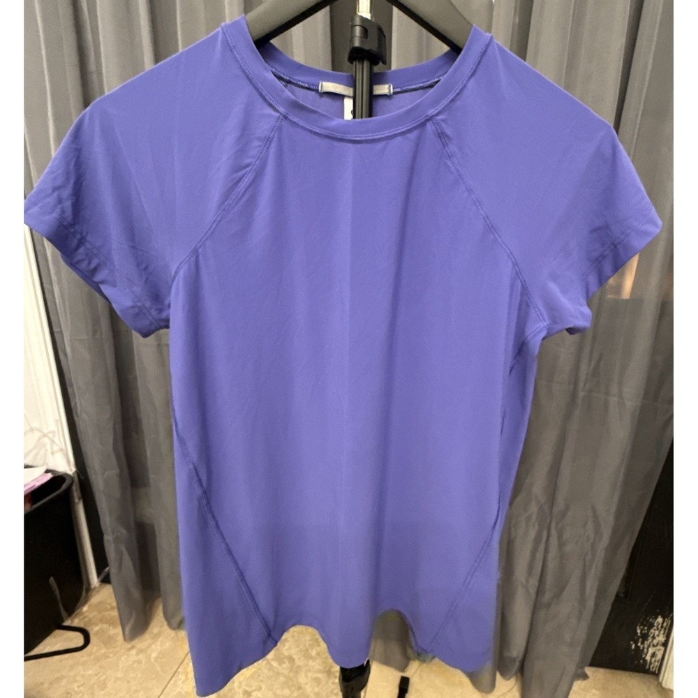 Athleta Transcend Short Sleeve T-Shirt Periwinkle Blue Women's XXS